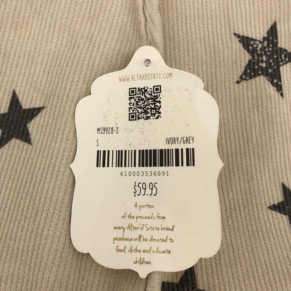 New with Tags! Altar'd State Corduroy Star Mini Skirt - Small - Picture 3 of 6